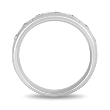 Load image into Gallery viewer, Hallmarkfinejewelry Eternity Band Diamond Ring in Sterling Silver View 1
