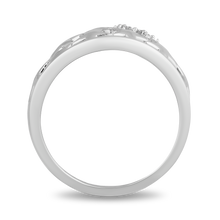 Load image into Gallery viewer, Hallmarkfinejewelry Star Struck Ring in Sterling Silver with Diamonds
