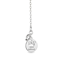Load image into Gallery viewer, Hallmarkfinejewelry Heart To Heart Sterling Silver Necklace with Diamonds
