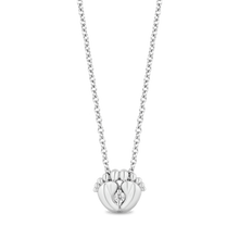 Load image into Gallery viewer, Hallmarkfinejewelry Footsie Pendant in Sterling Silver with Diamond
