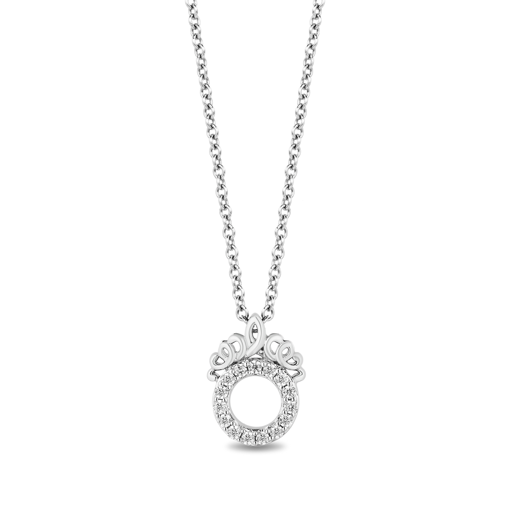 Hallmarkfinejewelry Diamond Eternity Pendant in Sterling Silver