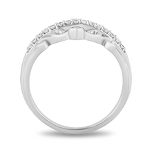 Load image into Gallery viewer, Hallmarkfinejewelry Touch of Lace Ring in Sterling Silver with Diamonds
