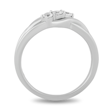 Load image into Gallery viewer, Hallmarkfinejewelry Eternal Connection Promise Ring in Sterling Silver with Diamonds
