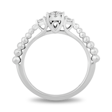 Load image into Gallery viewer, Hallmarkfinejewelry Trio Promise Ring in Sterling Silver
