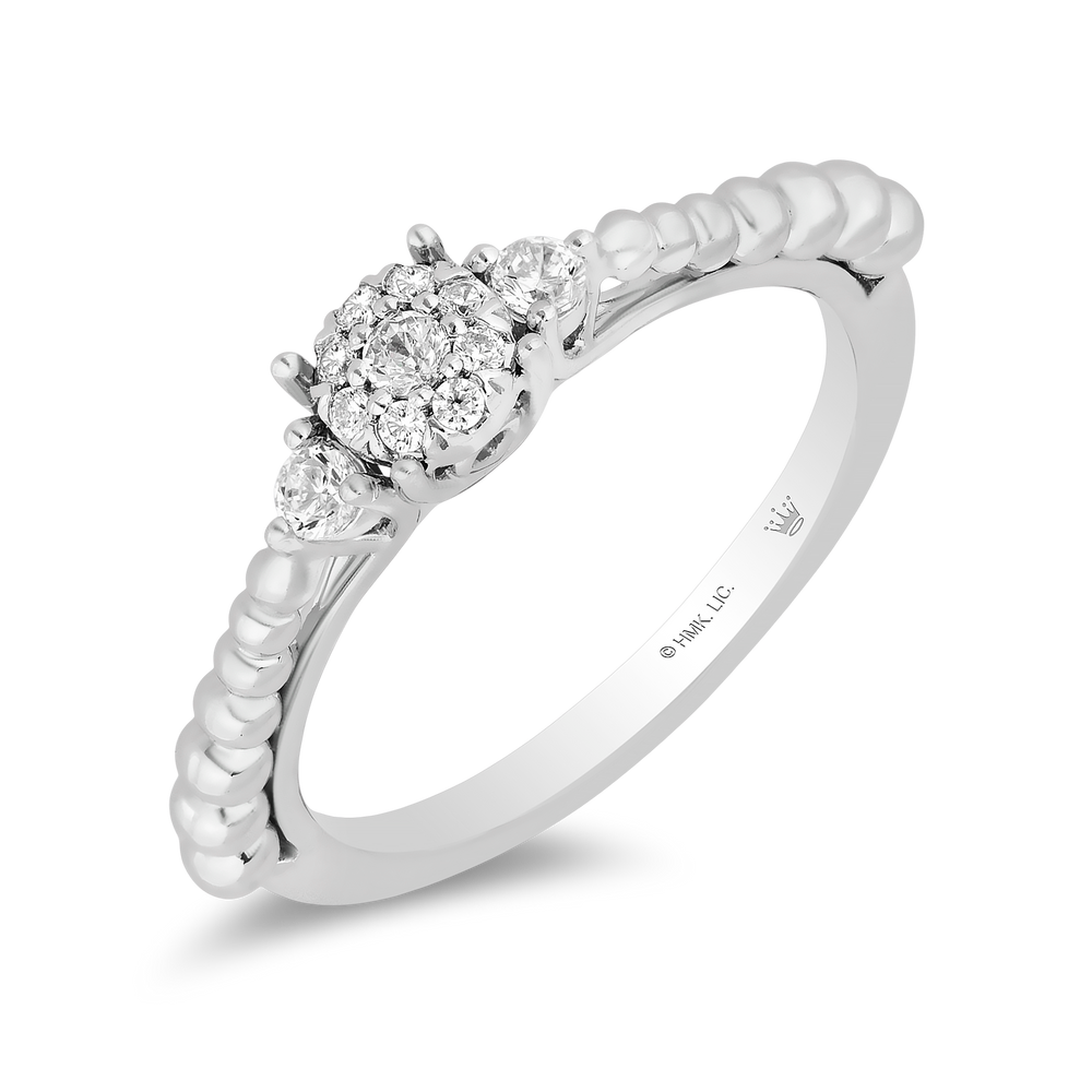 Hallmarkfinejewelry Trio Promise Ring in Sterling Silver