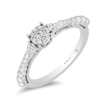 Load image into Gallery viewer, Hallmarkfinejewelry Trio Promise Ring in Sterling Silver
