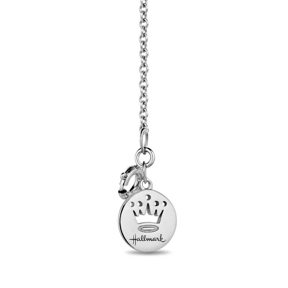 Hallmarkfinejewelry Sterling Silver and 14K Rose Gold Created Ruby Crab Necklace