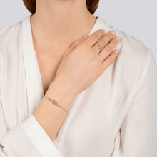 Load image into Gallery viewer, Hallmarkfinejewelry Heart of Gold Ring in 14K Yellow Gold &amp; Sterling Silver with Diamonds
