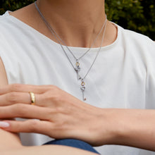 Load image into Gallery viewer, Hallmarkfinejewelry Key To My Heart Pendant in Sterling Silver &amp; 14K Yellow Gold with Created Ruby and Diamonds
