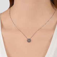 Load image into Gallery viewer, Hallmarkfinejewelry "Peace" Necklace in Sterling Silver with Diamond Accents
