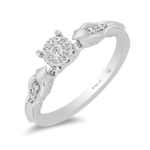 Load image into Gallery viewer, Hallmarkfinejewelry Lovebird Diamond Promise Ring in Sterling Silver
