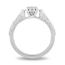 Load image into Gallery viewer, Hallmarkfinejewelry Lovebird Diamond Promise Ring in Sterling Silver
