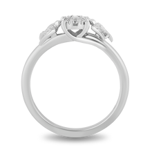Load image into Gallery viewer, Hallmarkfinejewelry Antique Style Swallow Diamond Promise Ring in Sterling Silver
